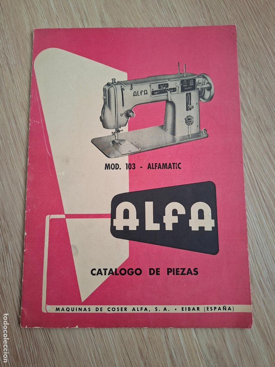 Antig&uuml;edades: Cat&aacute;logo de piezas. Mod. 103 - Alfamatic - Alfa - Eibar - Foto 1