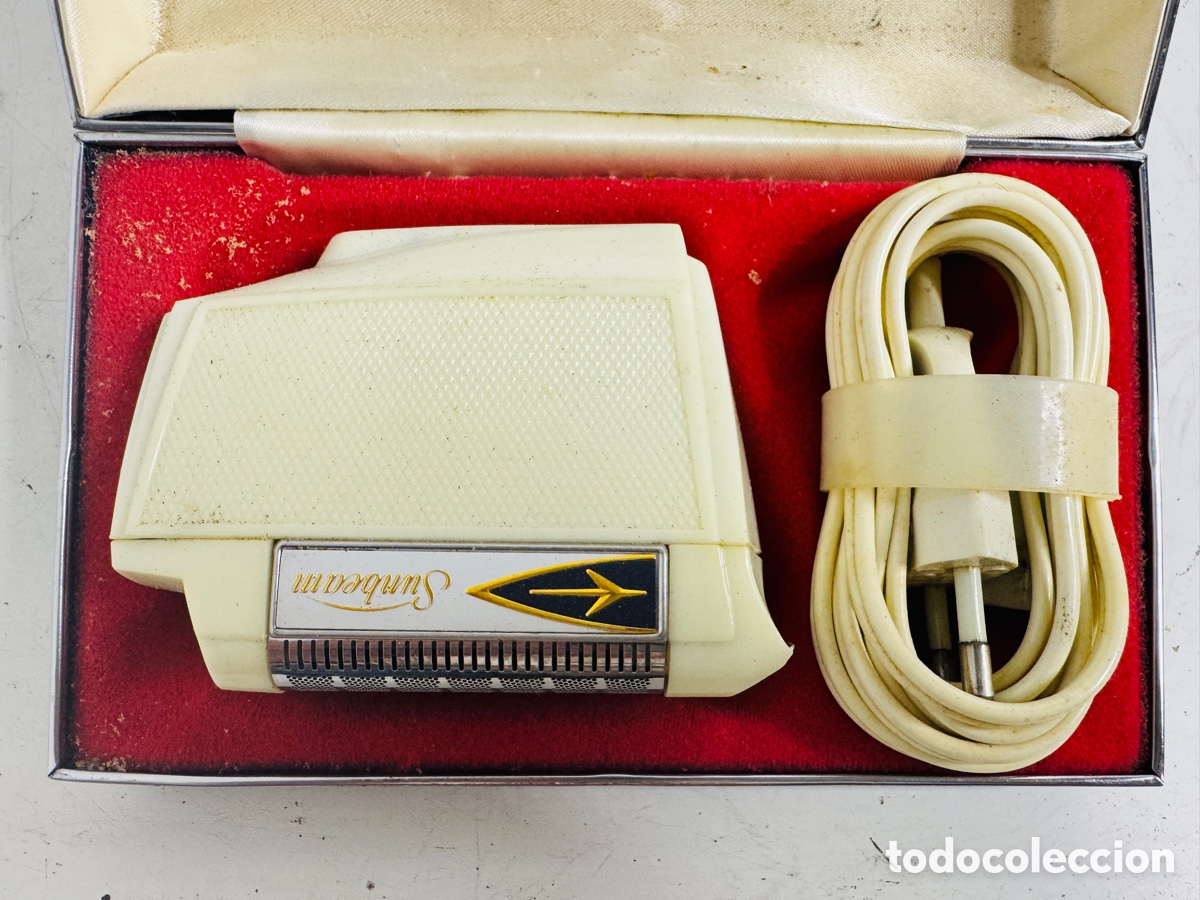 Antig&uuml;edades: afeitadora el&eacute;ctrica Sunbeam Shavemaster 1950s - Foto 2