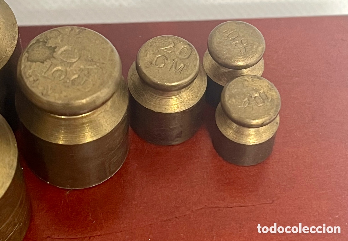 Antig&uuml;edades: Juego de 7 pesas de bronce - Foto 3