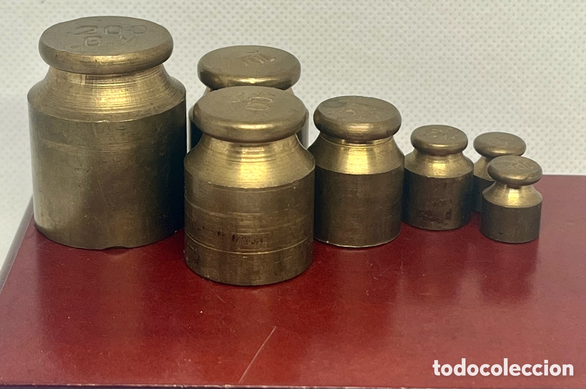Antig&uuml;edades: Juego de 7 pesas de bronce - Foto 4