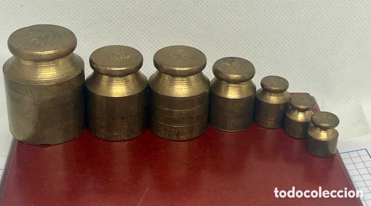 Antig&uuml;edades: Juego de 7 pesas de bronce - Foto 5