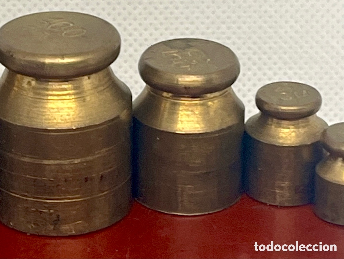 Antig&uuml;edades: Juego de 7 pesas de bronce - Foto 9