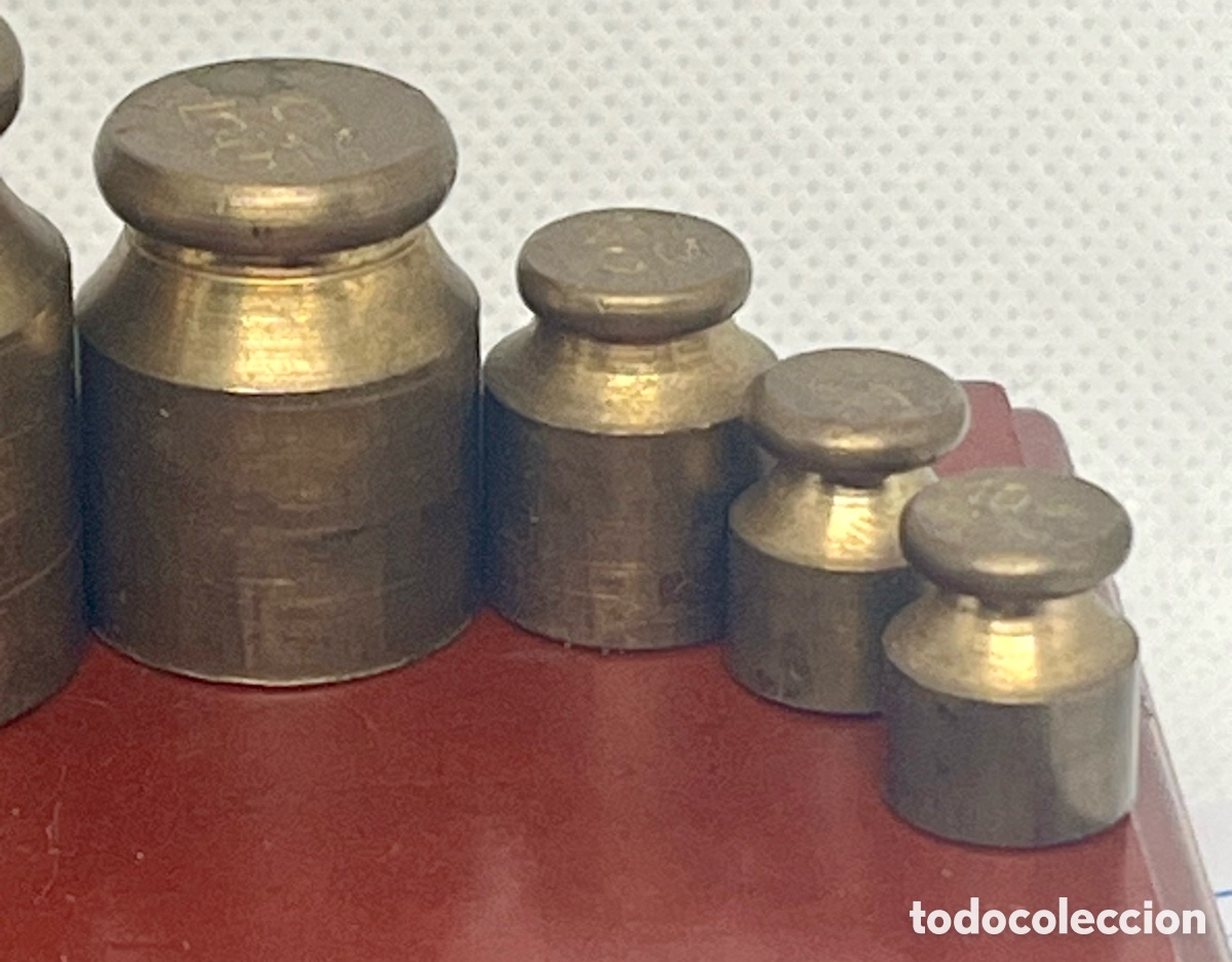Antig&uuml;edades: Juego de 7 pesas de bronce - Foto 10