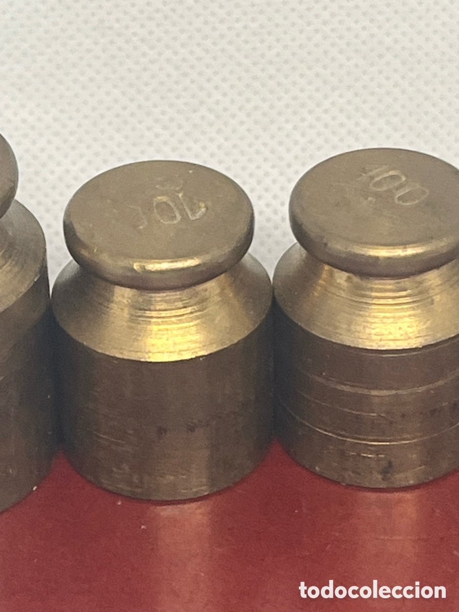 Antig&uuml;edades: Juego de 7 pesas de bronce - Foto 14