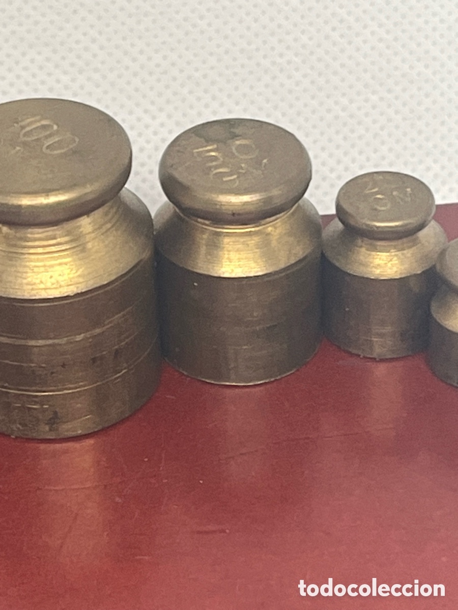 Antig&uuml;edades: Juego de 7 pesas de bronce - Foto 15