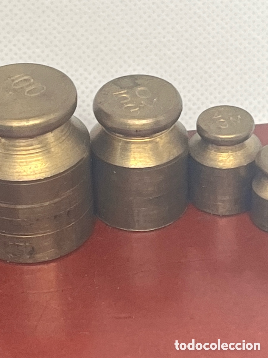 Antig&uuml;edades: Juego de 7 pesas de bronce - Foto 16