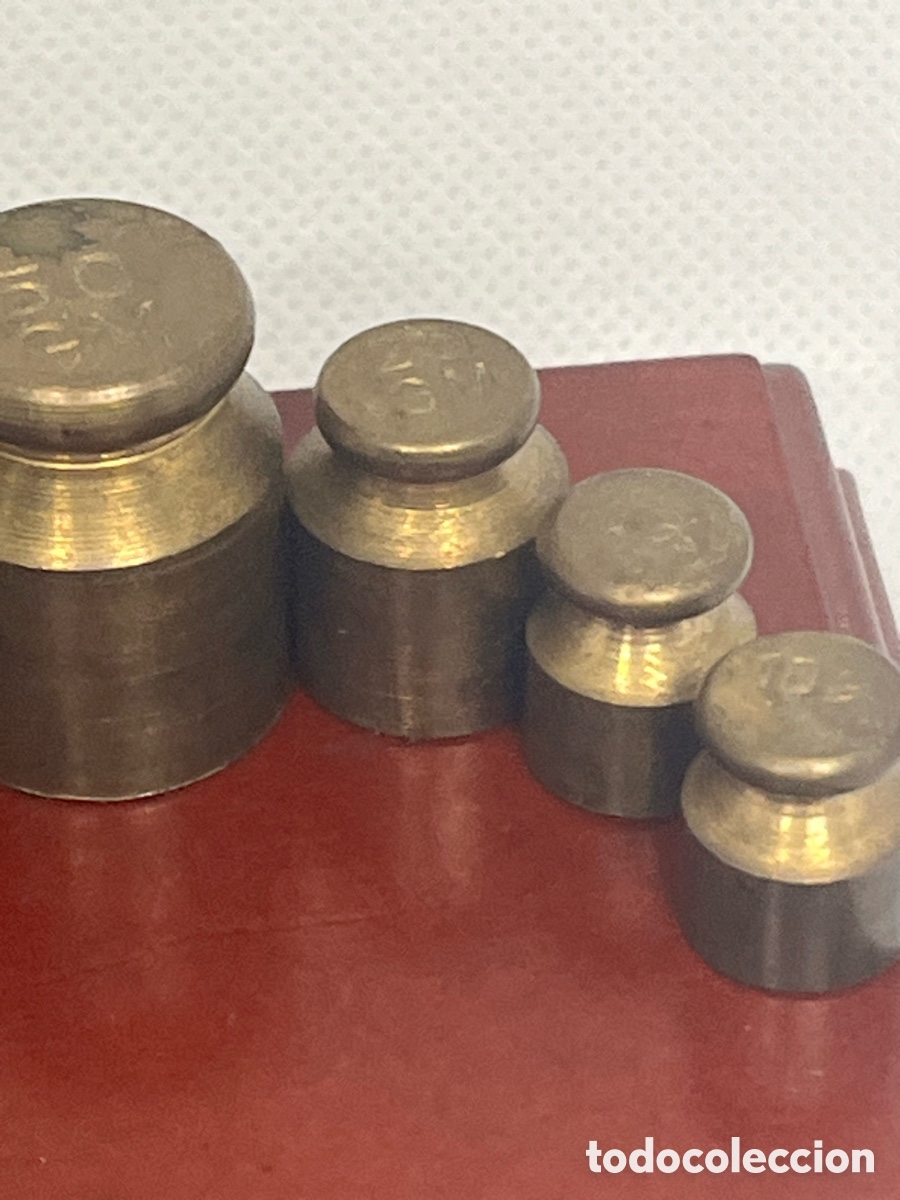 Antig&uuml;edades: Juego de 7 pesas de bronce - Foto 17