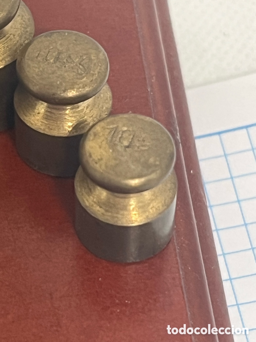 Antig&uuml;edades: Juego de 7 pesas de bronce - Foto 19