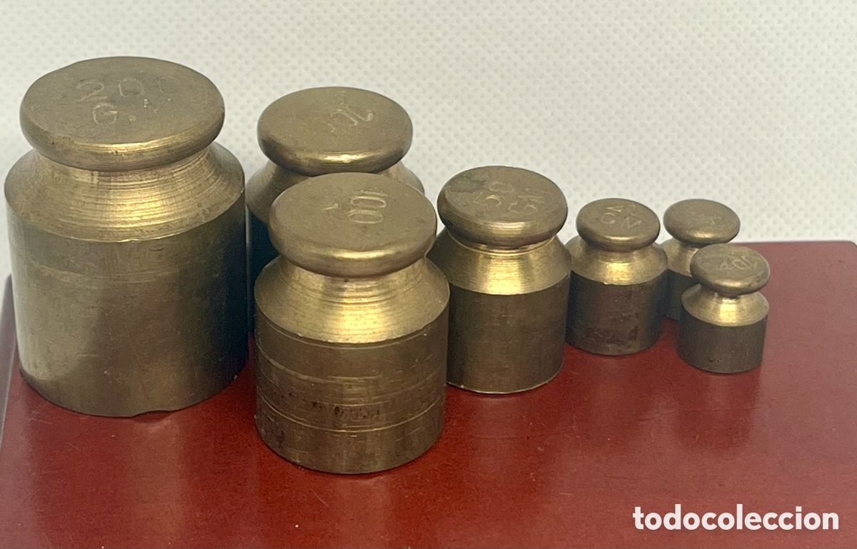 Antig&uuml;edades: Juego de 7 pesas de bronce - Foto 1