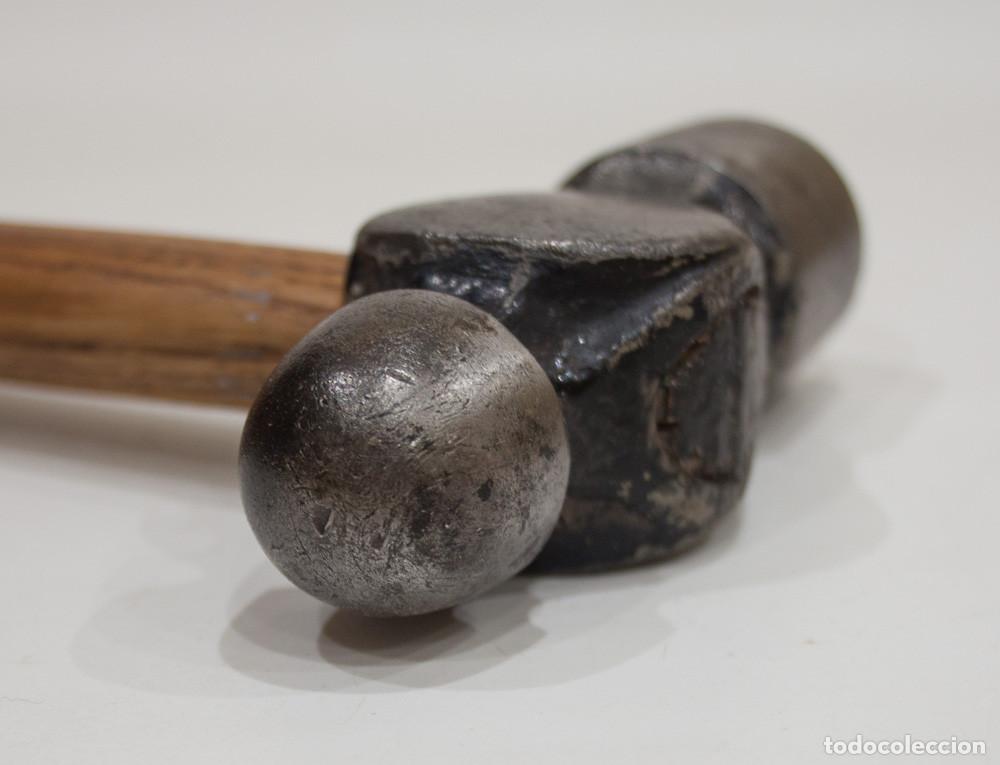 Antig&uuml;edades: ANTIGUO MARTILLO DE BOLA DE HERRERO. - Foto 4