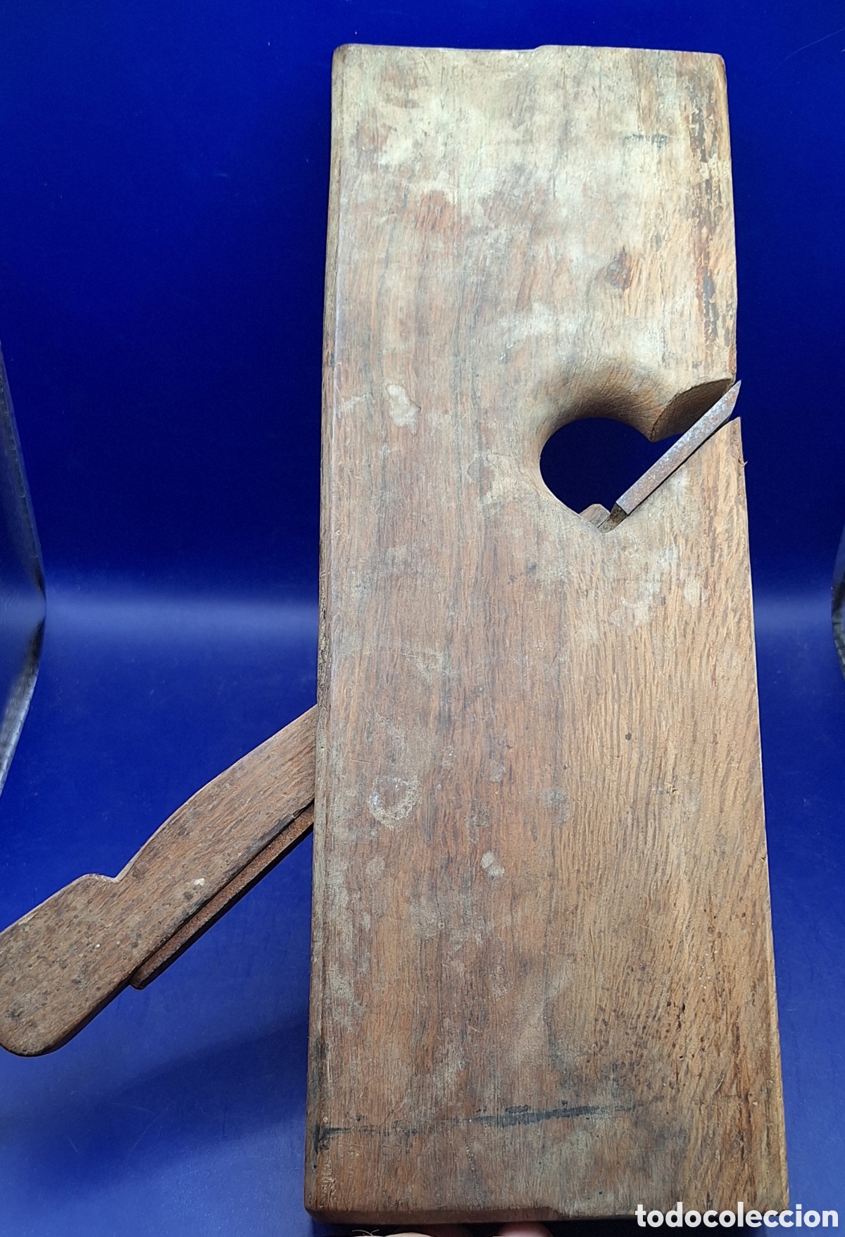 Antig&uuml;edades: Antiguo Cepillo de Carpintero - Madera - - Foto 3