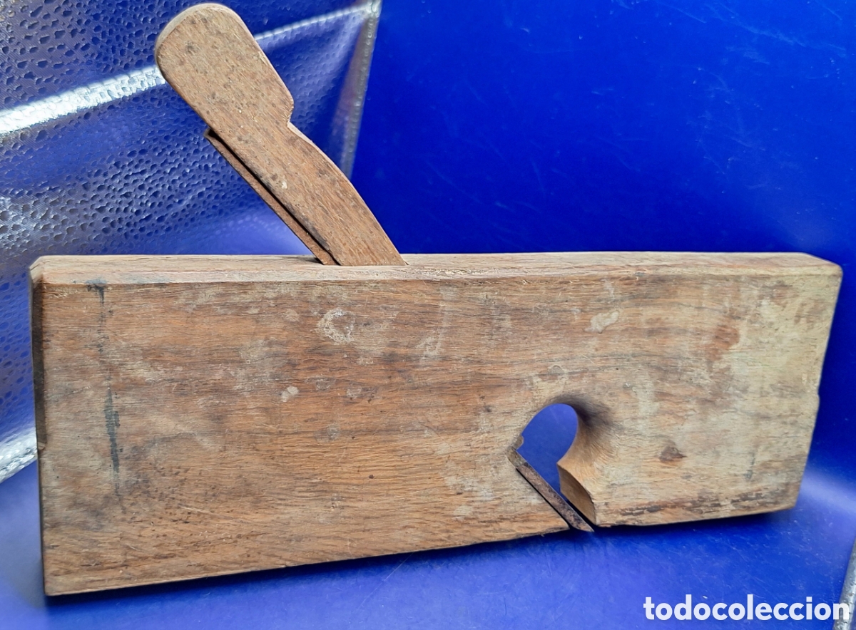 Antig&uuml;edades: Antiguo Cepillo de Carpintero - Madera - - Foto 1