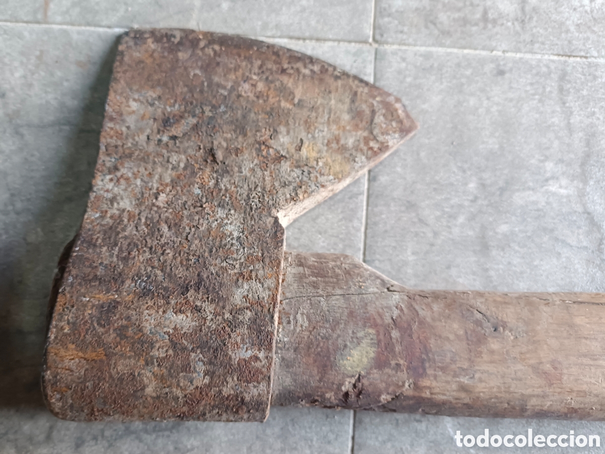 Antig&uuml;edades: Hacha antigua grande - Foto 6