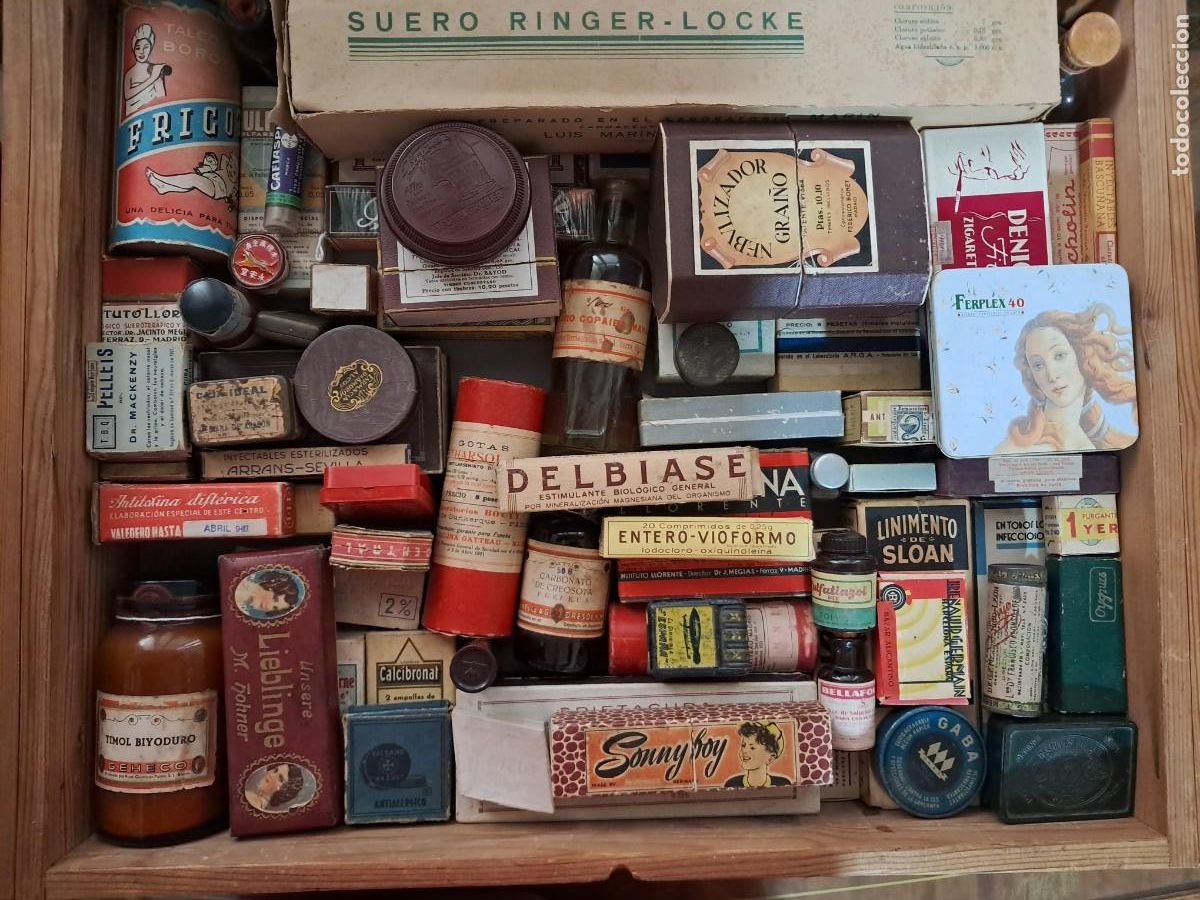 Antig&uuml;edades: COLECCI&Oacute;N DE MEDICINAS ANTIGUAS - Foto 1
