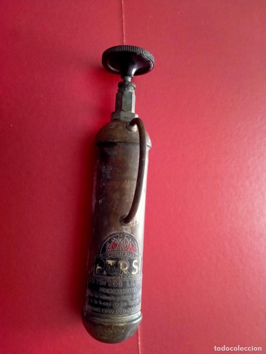 Antig&uuml;edades: extintor de liliput antiguo - Foto 1