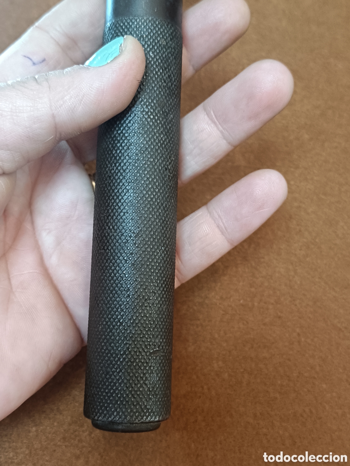 Antig&uuml;edades: Llave antigua inglesa de martillo mango de hierro - Foto 5