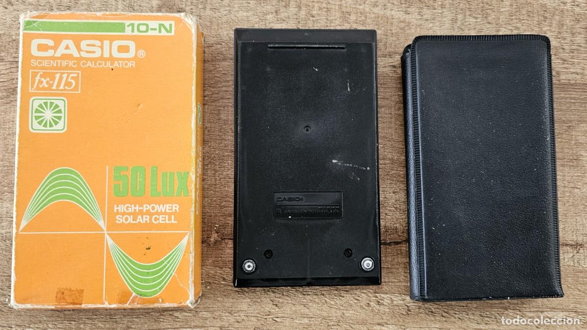 Antig&uuml;edades: CASIO FX-115 FX 115 - CALCULADORA SOLAR CIENTIFICA FUNCIONANDO - EN CAJA - Foto 2
