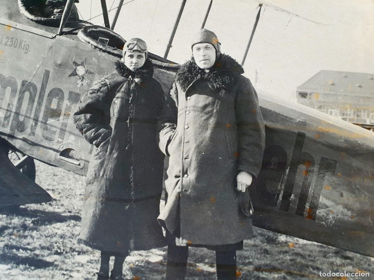Antig&uuml;edades: Panel aerolineas Lufthansa, Rumpler 1921. - Foto 2