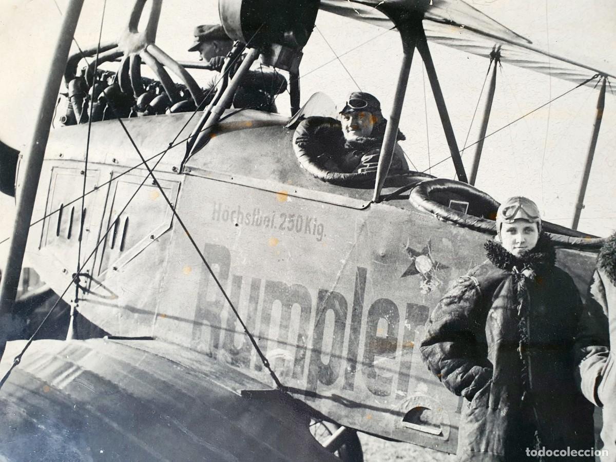 Antig&uuml;edades: Panel aerolineas Lufthansa, Rumpler 1921. - Foto 3