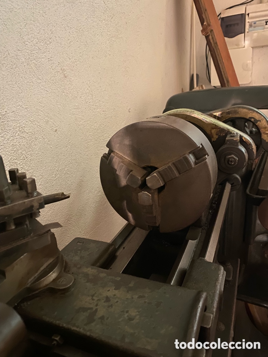 Antig&uuml;edades: Torno paralelo industrial antiguo - Foto 2