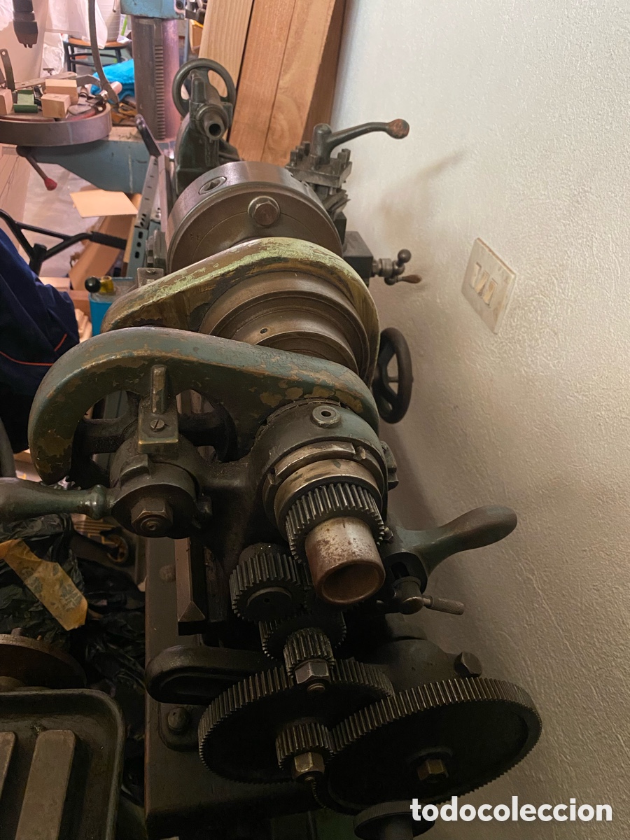 Antig&uuml;edades: Torno paralelo industrial antiguo - Foto 4