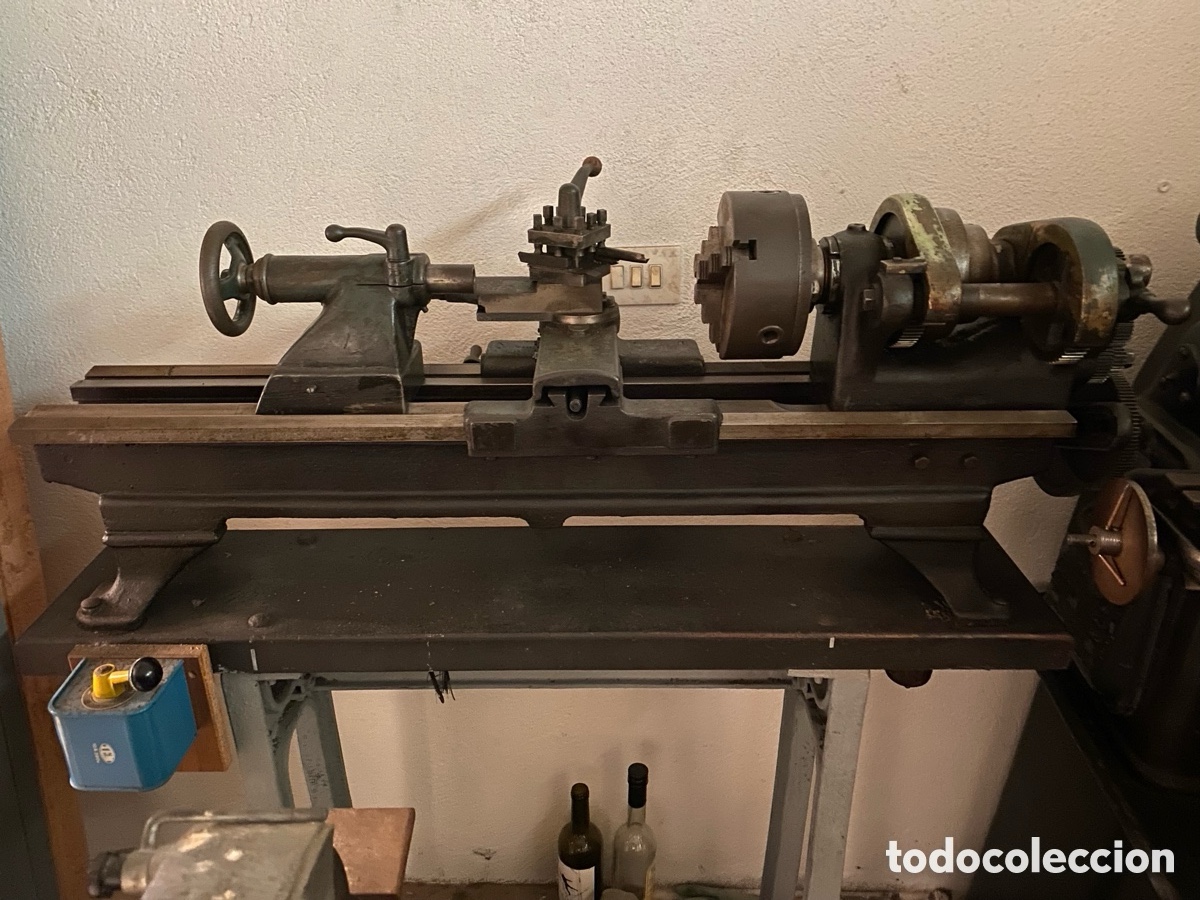 Antig&uuml;edades: Torno paralelo industrial antiguo - Foto 1