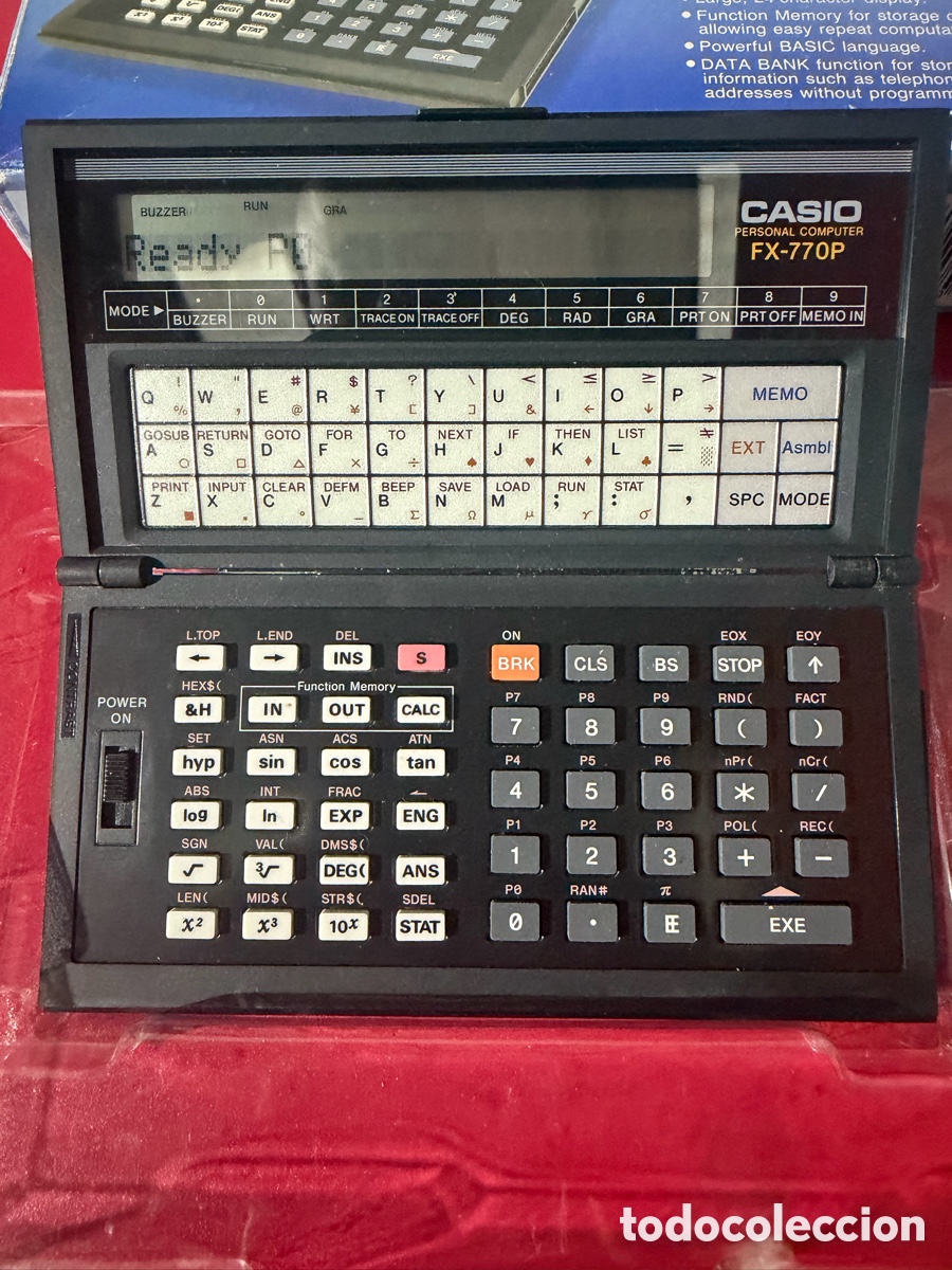 Antig&uuml;edades: Calculadora Casio fx-770P - Foto 3