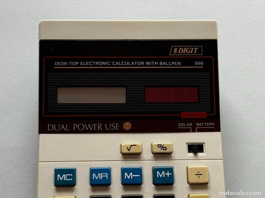 Antig&uuml;edades: Calculadora CASIO EC-886 - Foto 2