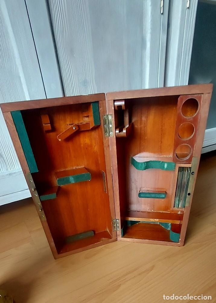 Antig&uuml;edades: Microscopio lat&oacute;n principios del XX - Foto 4