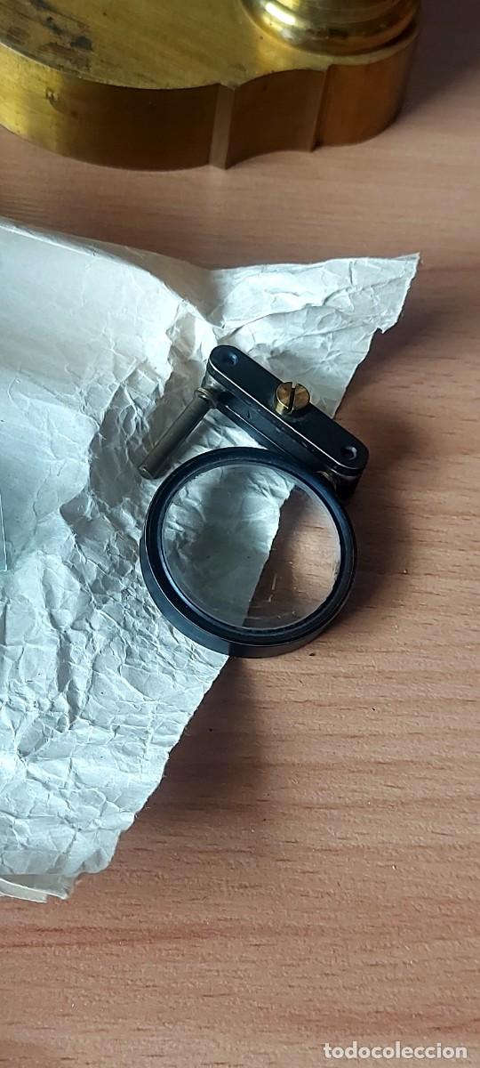 Antig&uuml;edades: Microscopio lat&oacute;n principios del XX - Foto 6