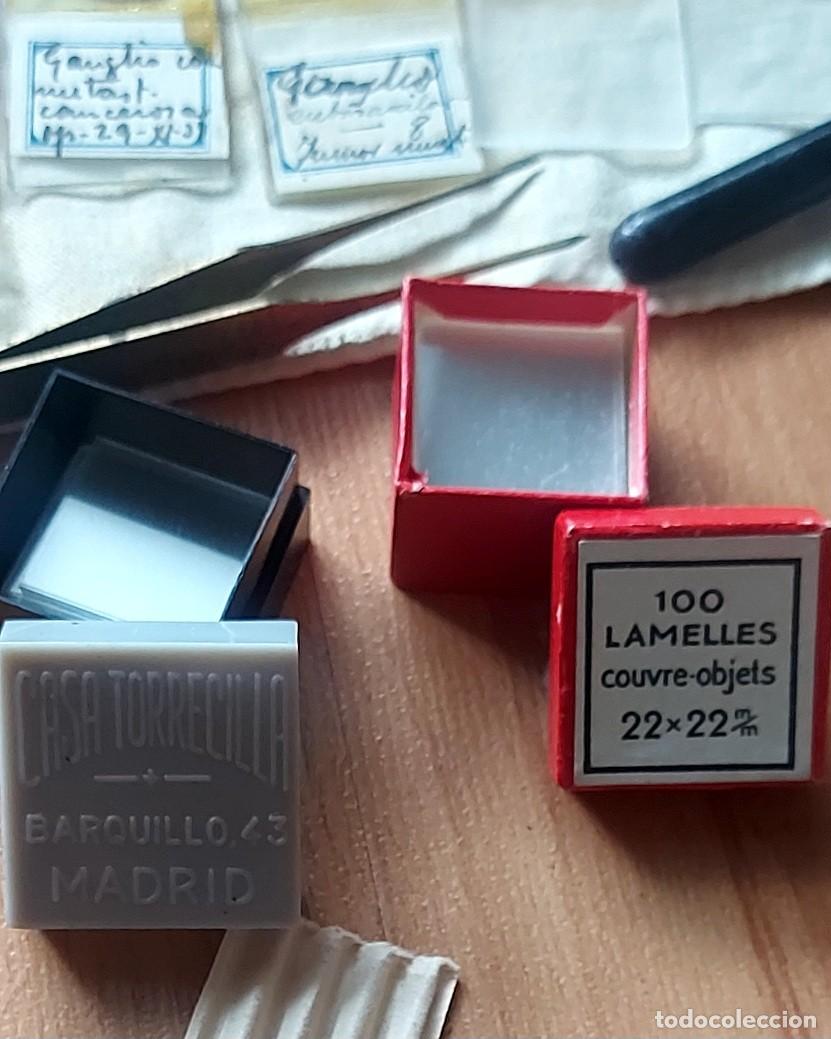 Antig&uuml;edades: Microscopio lat&oacute;n principios del XX - Foto 8