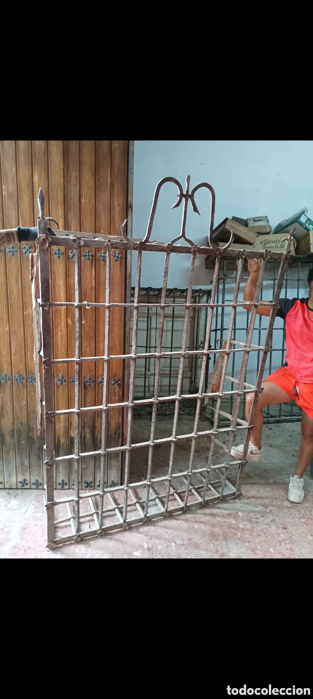 Antig&uuml;edades: REJA ANTIGUA DE FORJA - Foto 1