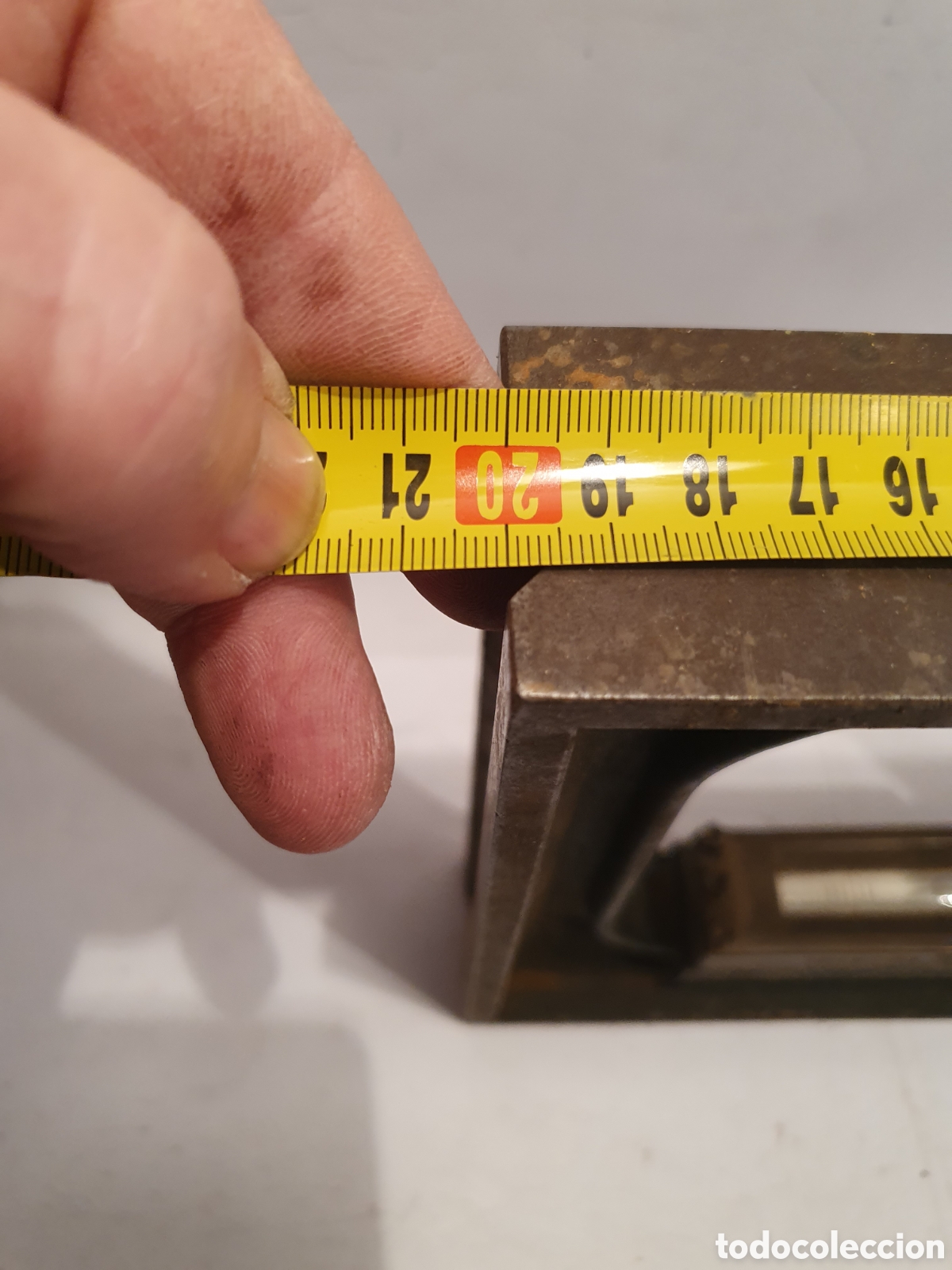 Antig&uuml;edades: NIVEL CUADRADO DE PRECISION. BASE PLANA Y PRISMATICA. - Foto 5