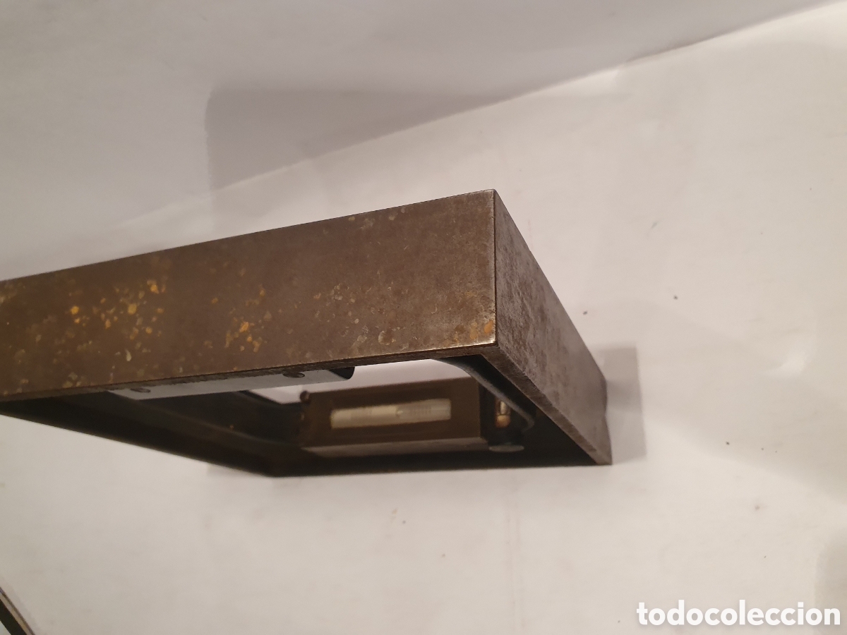 Antig&uuml;edades: NIVEL CUADRADO DE PRECISION. BASE PLANA Y PRISMATICA. - Foto 2