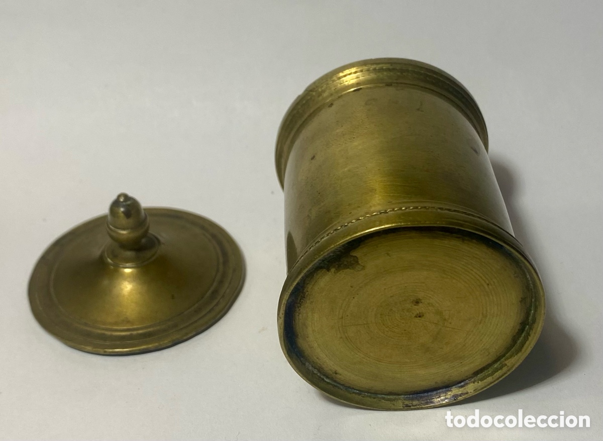 Antig&uuml;edades: Tintero de bronce dorado del Siglo XIX - Foto 5