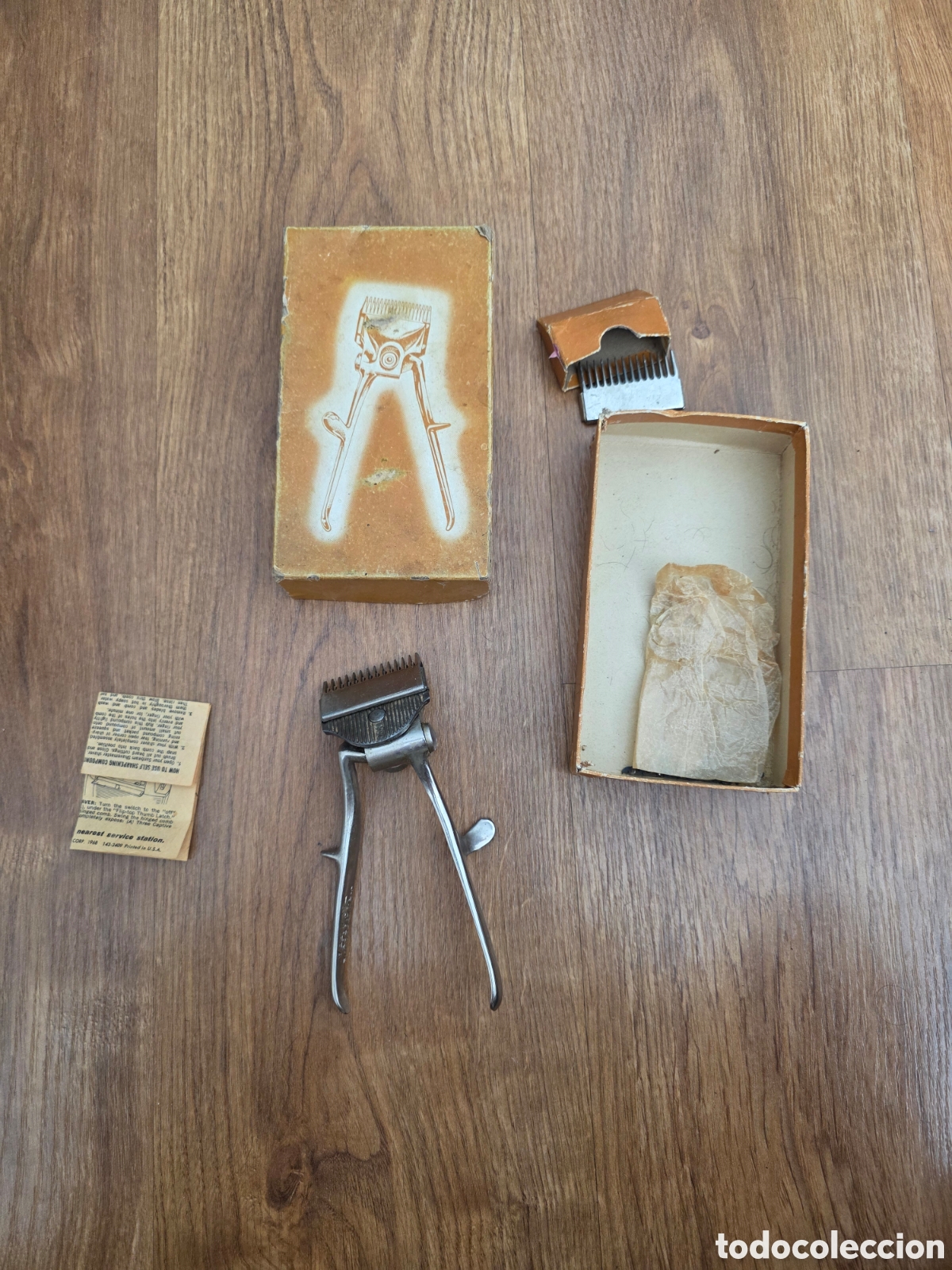 Antig&uuml;edades: Antiguo Cortapelos manual vintage - Foto 1