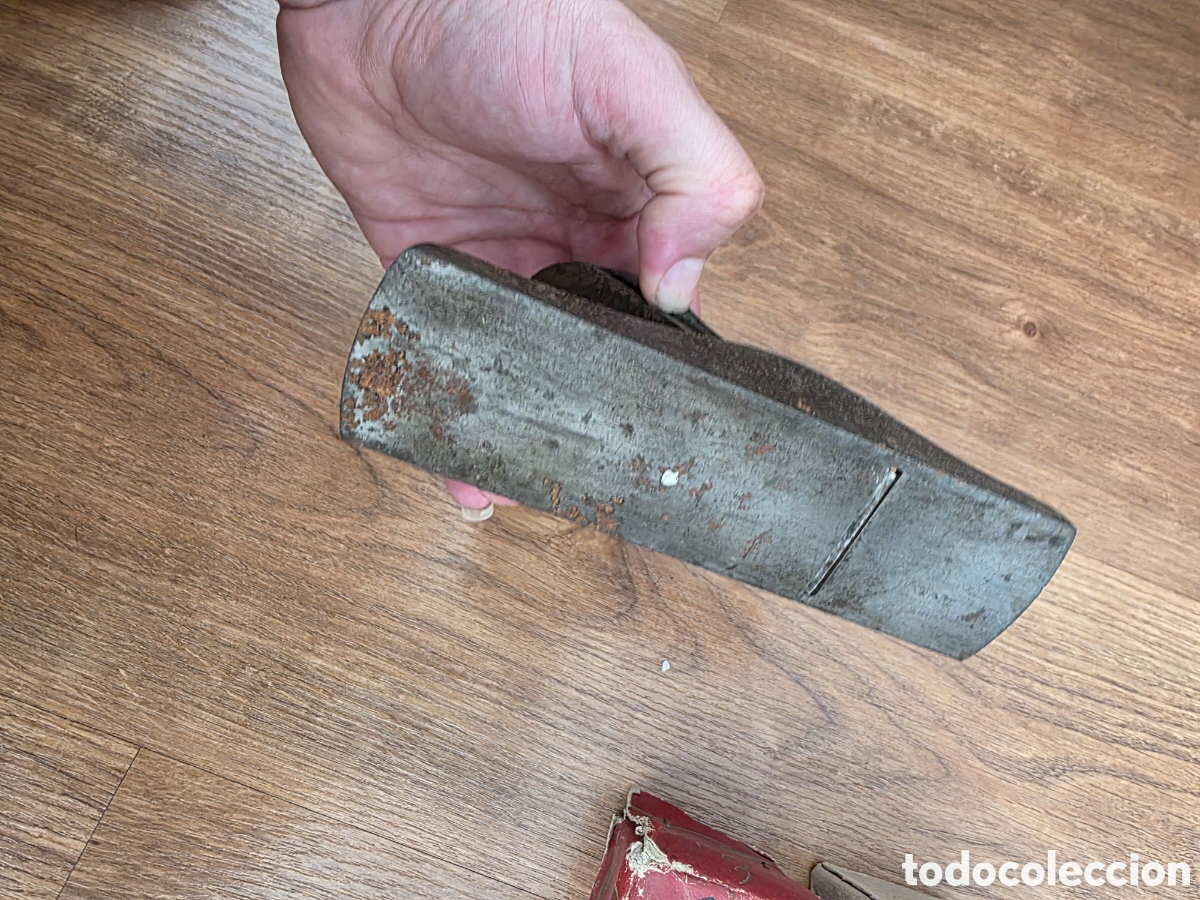 Antig&uuml;edades: Cepillo carpinter&iacute;a antiguo URKO con caja - Foto 5