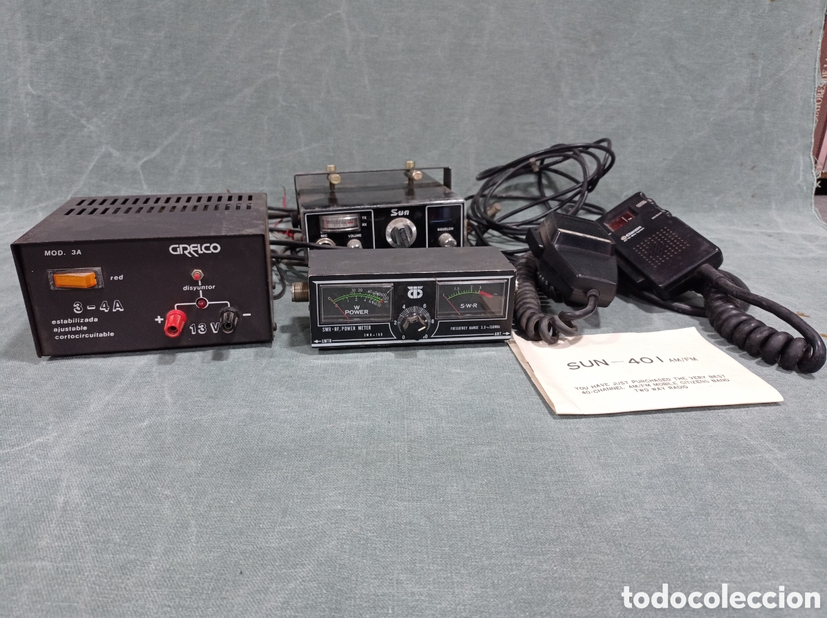 Antig&uuml;edades: LOTE DE OBJETOS DE RADIOAFICIONADO - Foto 2