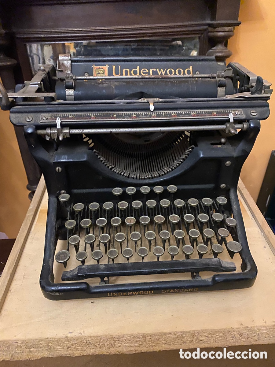 Antig&uuml;edades: Maquina escribir underwood - Foto 1