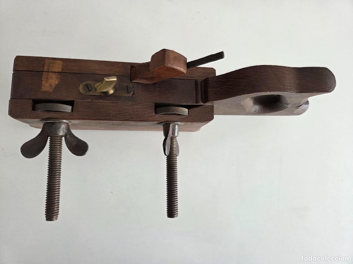 Antig&uuml;edades: Cepillo carpintero antiguo madera 1&ordf; mitad s. XX - Foto 2