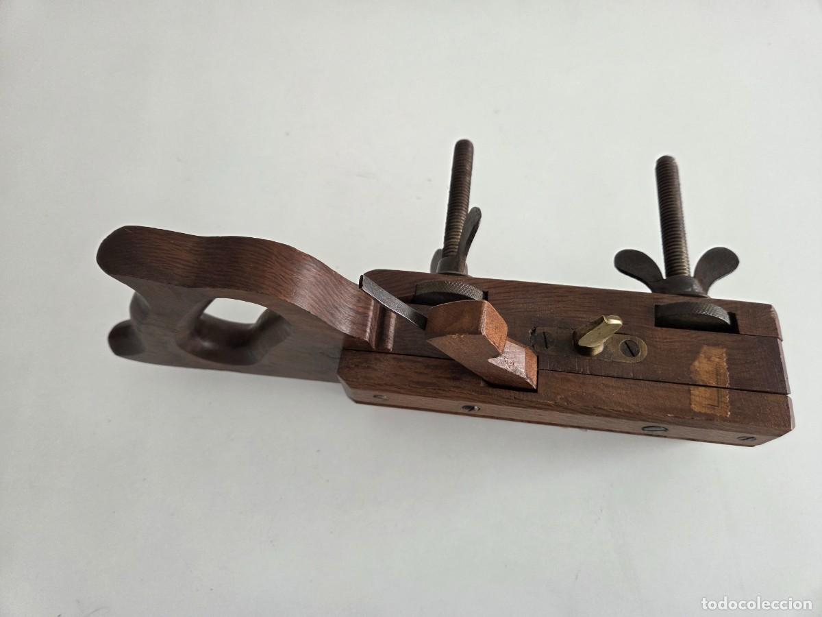 Antig&uuml;edades: Cepillo carpintero antiguo madera 1&ordf; mitad s. XX - Foto 6