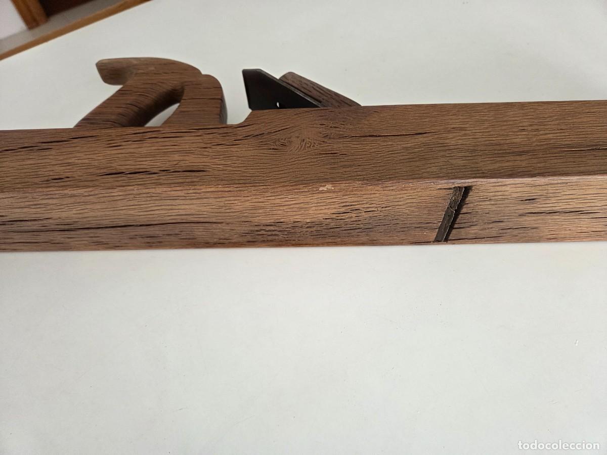 Antig&uuml;edades: Cepillo antiguo de carpintero en madera, 1&ordf; mitad del s. XX - Foto 6