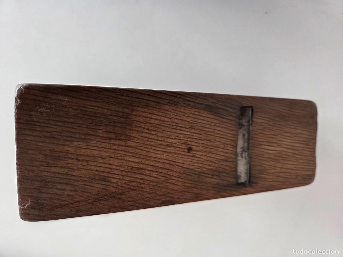 Antig&uuml;edades: Cepillo antiguo de carpintero en madera, 1&ordf; mitad del s. XX - Foto 8
