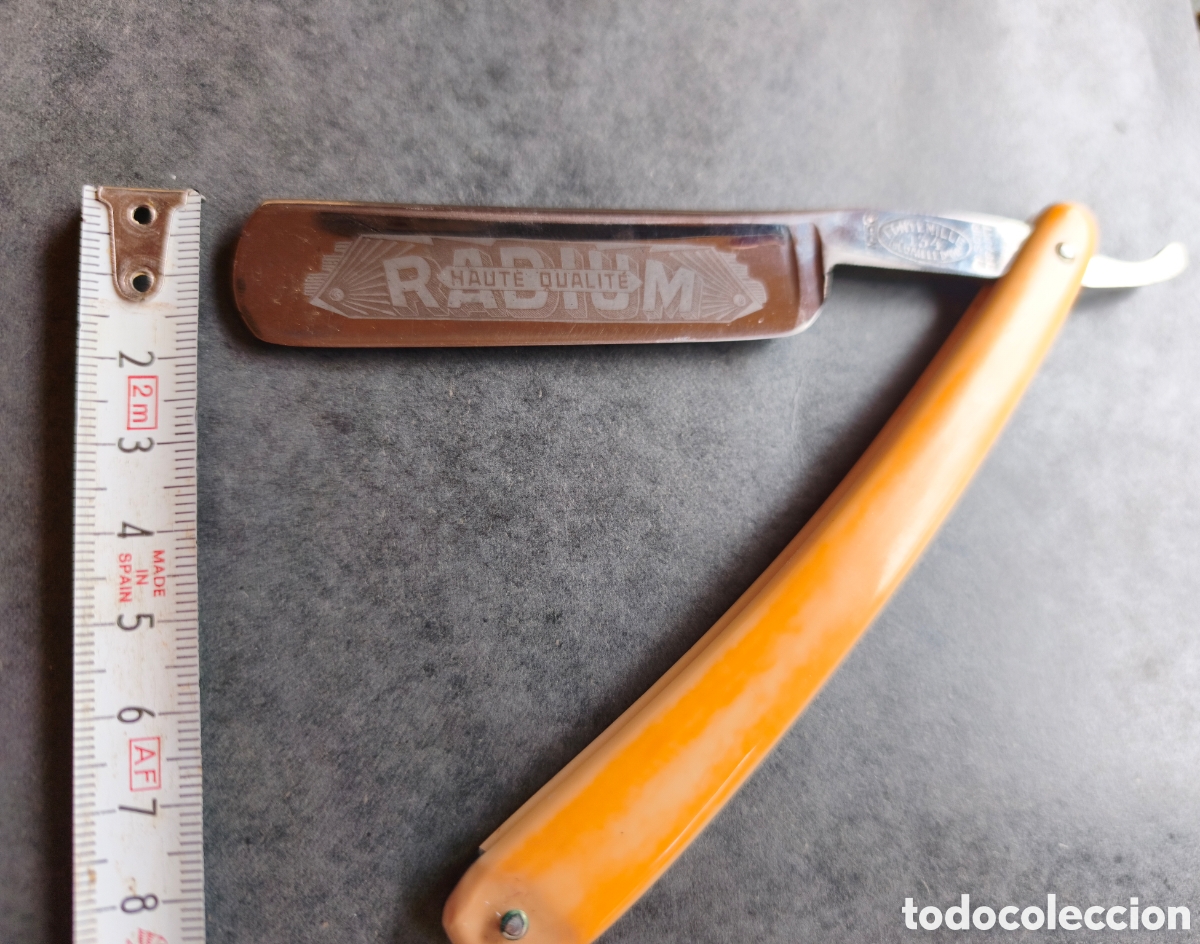 Antig&uuml;edades: Navaja de barbero radium - Foto 6
