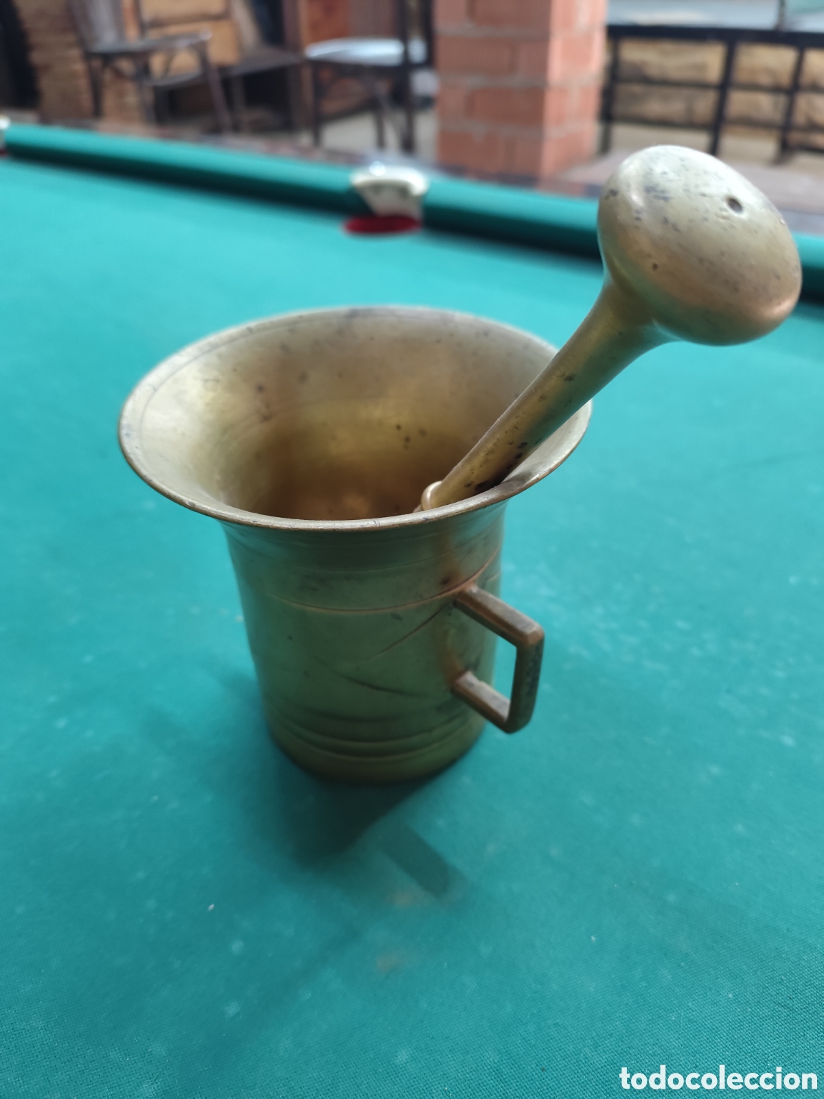 Antig&uuml;edades: Almirez antiguo de bronce - Foto 2