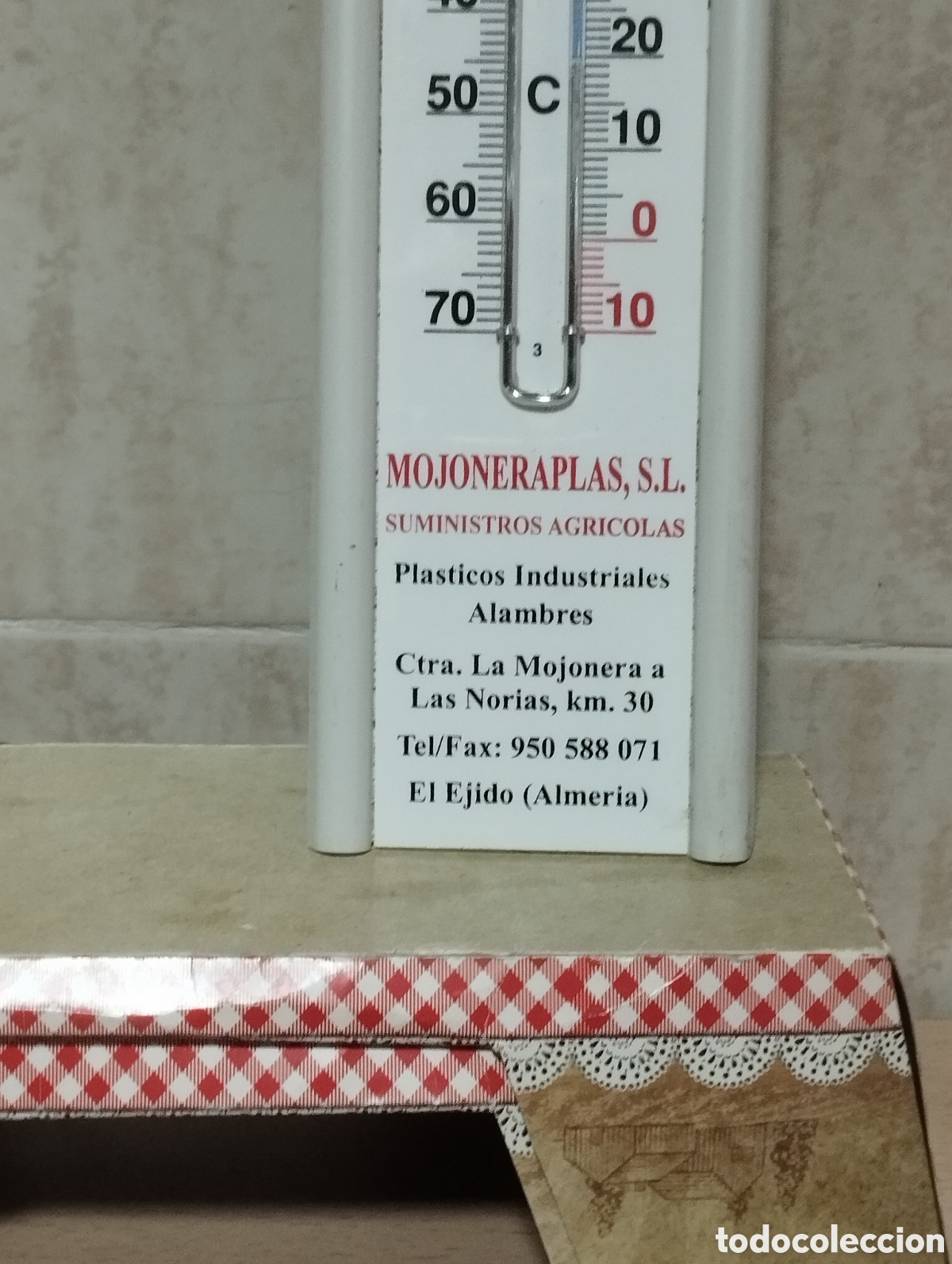 Antig&uuml;edades: TERM&Oacute;METRO M&Aacute;XIMA MINIMA PUBLICIDAD EL EJIDO ALMER&Iacute;A - Foto 3