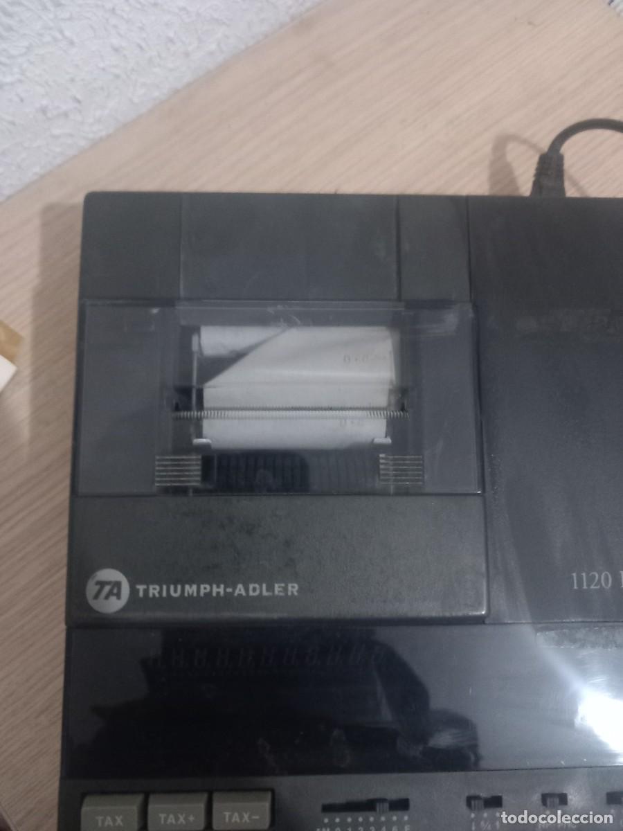 Antig&uuml;edades: CALCULADORA TRIUMPH ADLER 1120 PD FUNCIONA,, - Foto 2