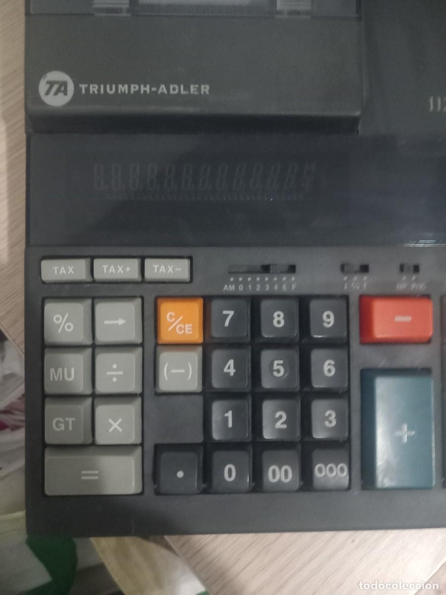 Antig&uuml;edades: CALCULADORA TRIUMPH ADLER 1120 PD FUNCIONA,, - Foto 4
