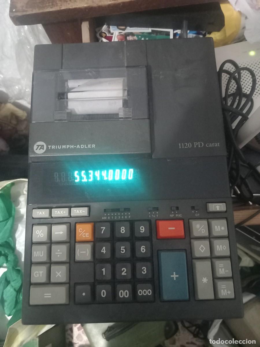 Antig&uuml;edades: CALCULADORA TRIUMPH ADLER 1120 PD FUNCIONA,, - Foto 13