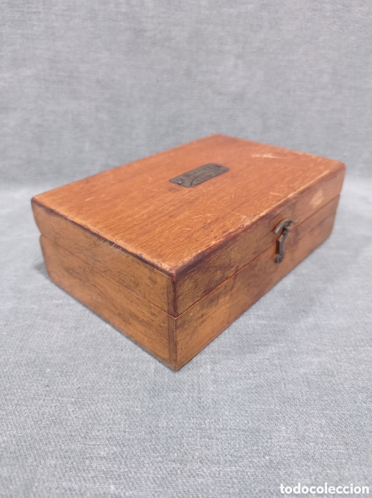 Antig&uuml;edades: CAJA DE PESAS DE PRECISI&Oacute;N - M. &Aacute;LVAREZ - MATERIAL CIENT&Iacute;FICO - MADRID - Foto 2